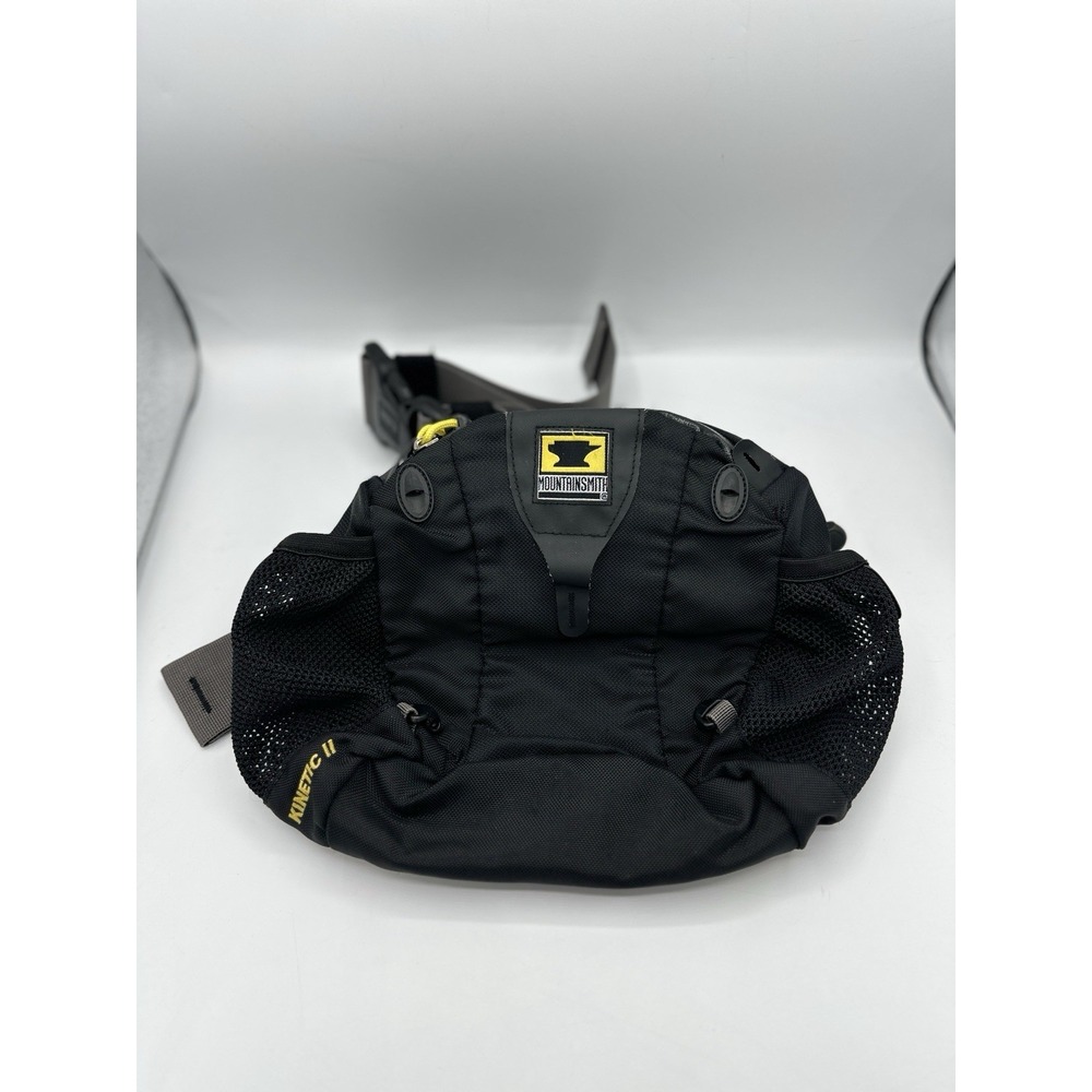 Mountainsmith Kinetic II Lumbar Pack Waist Fanny Bag Black Yellow Hiking 3.5L